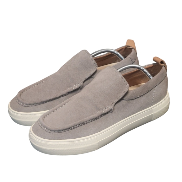 Steve Madden Other - Steve Madden Loafers Suede Mens 10 Gray Slip On Sneakers